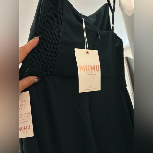 NWT! Show Me Your MuMu Shannon One-Shoulder Dress - Picture 3 of 5